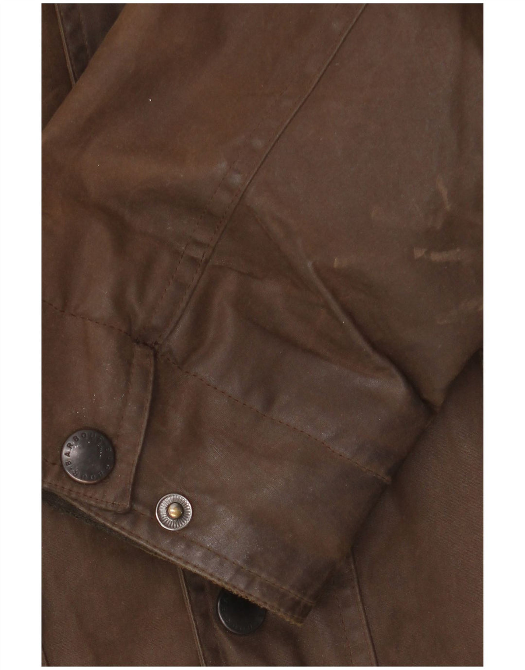 BARBOUR Chaqueta holgada de algodón encerado para hombre UK 42 XL Poliuretano marrón