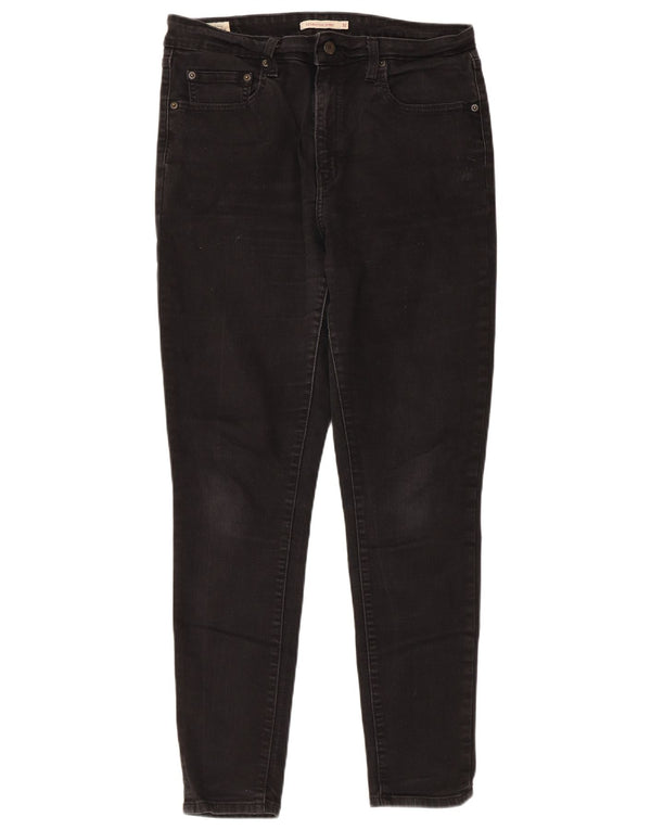 Levi's Vaqueros pitillo de talle alto 721 para mujer W32 L30 Algodón negro