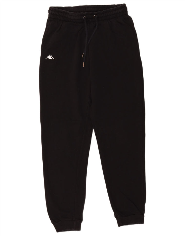 Kappa Hombre Pantalones De Chándal Joggers Small Negro Algodón
