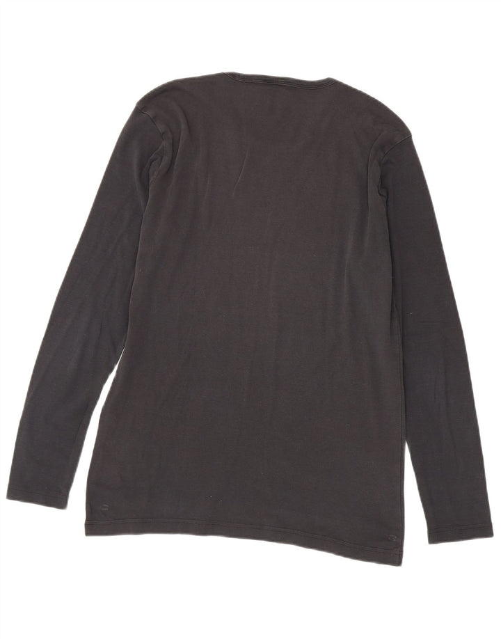 G-Star Hombre Top Manga Larga Pequeño Algodón Gris