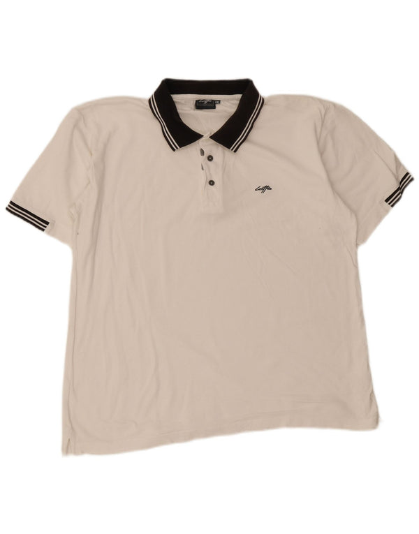 Lotto Polo Rugby Hombre 2XL Blanco Rayas