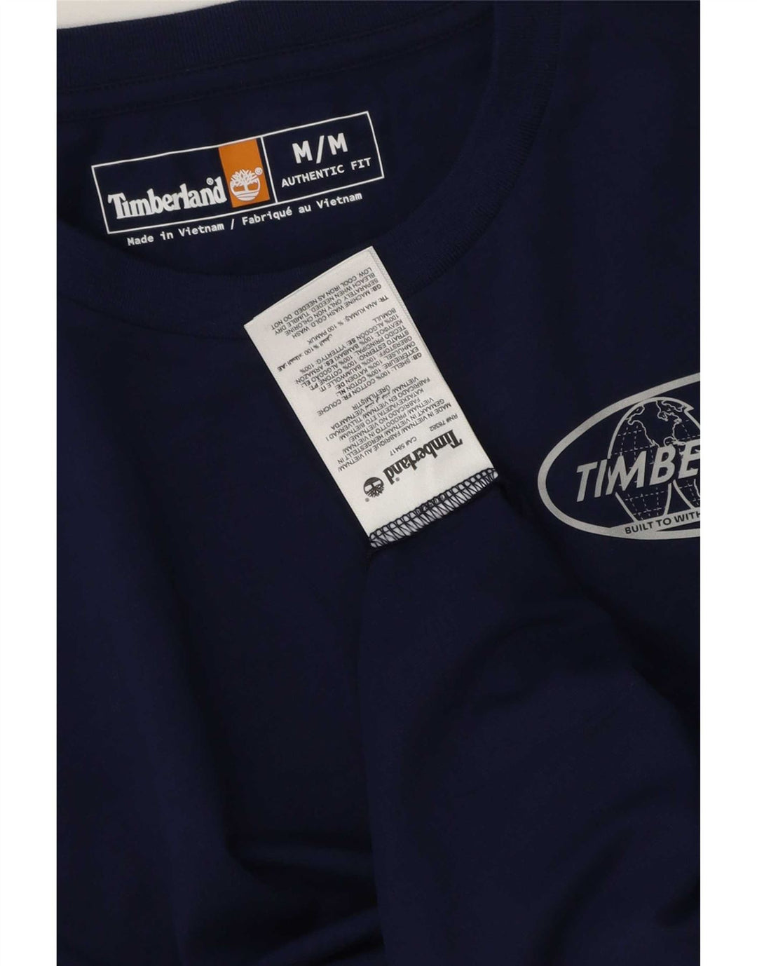 Timberland Camiseta gráfica para hombre Top Medium Azul marino Algodón
