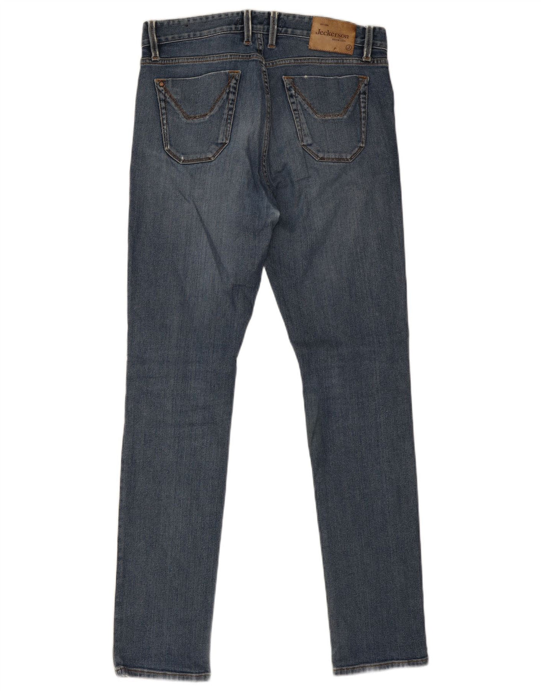 Jeckerson Jeans ajustados para hombre W31 L31 Algodón azul