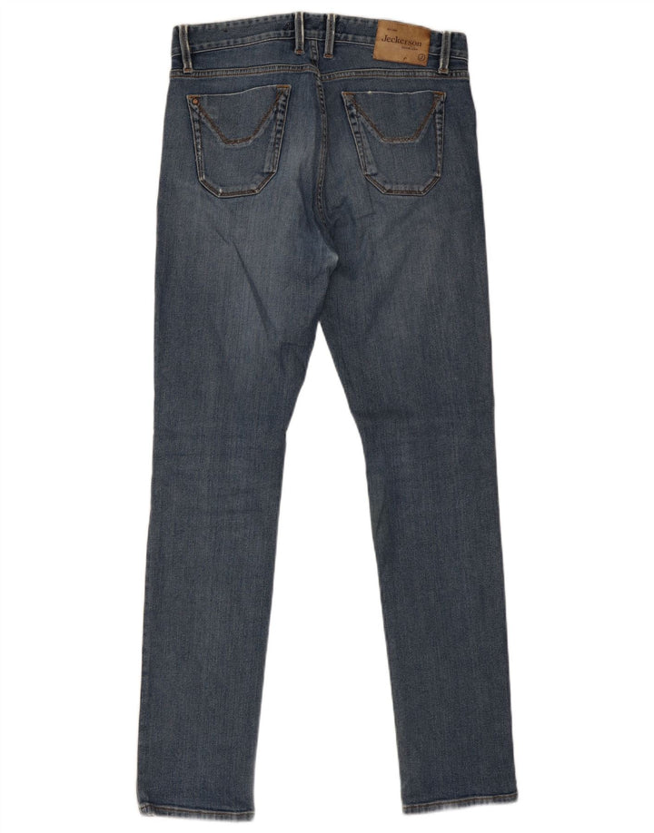Jeckerson Jeans ajustados para hombre W31 L31 Algodón azul