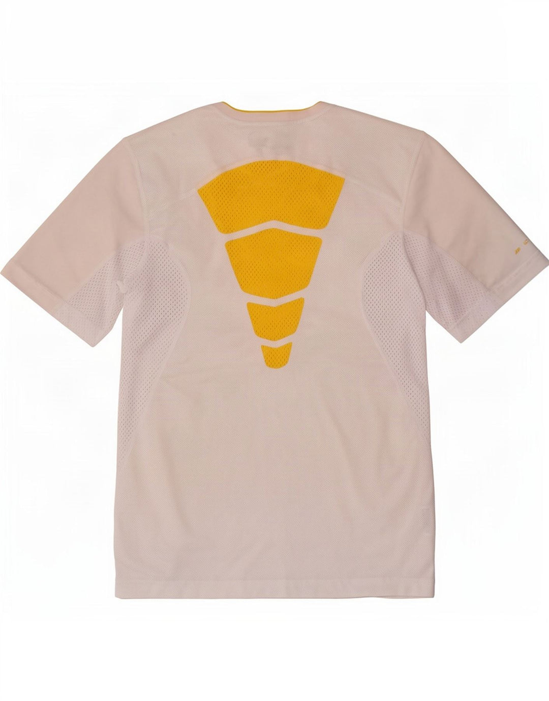 Camiseta Nike Dri Fit para hombre Top pequeño blanco color block Poliéster