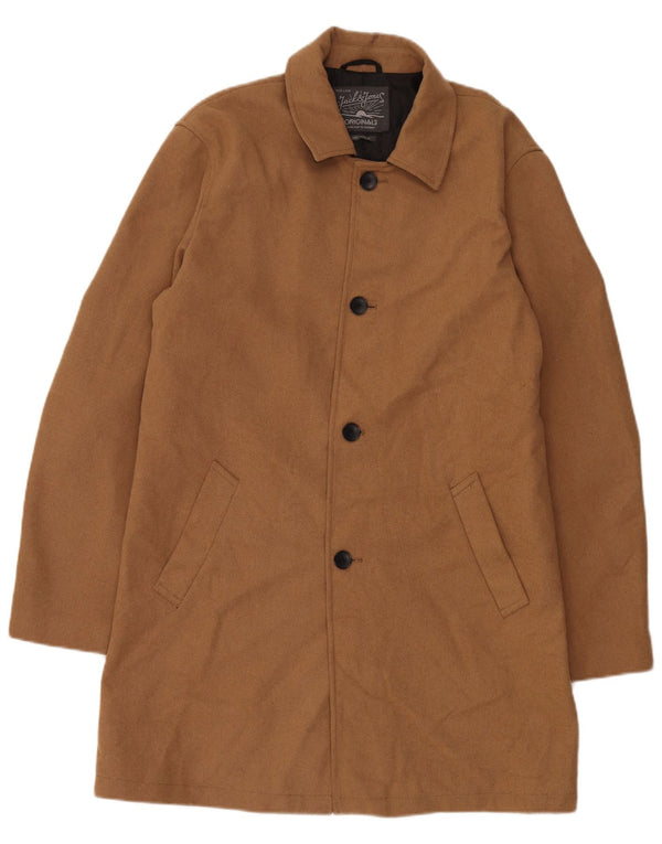 Jack & Jones Abrigo para hombre UK 42 XL Lana marrón