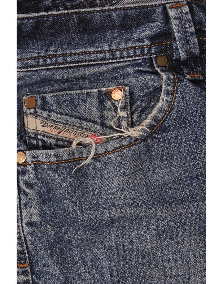 Diesel Pantalones cortos de mezclilla para hombre W34 Algodón azul grande