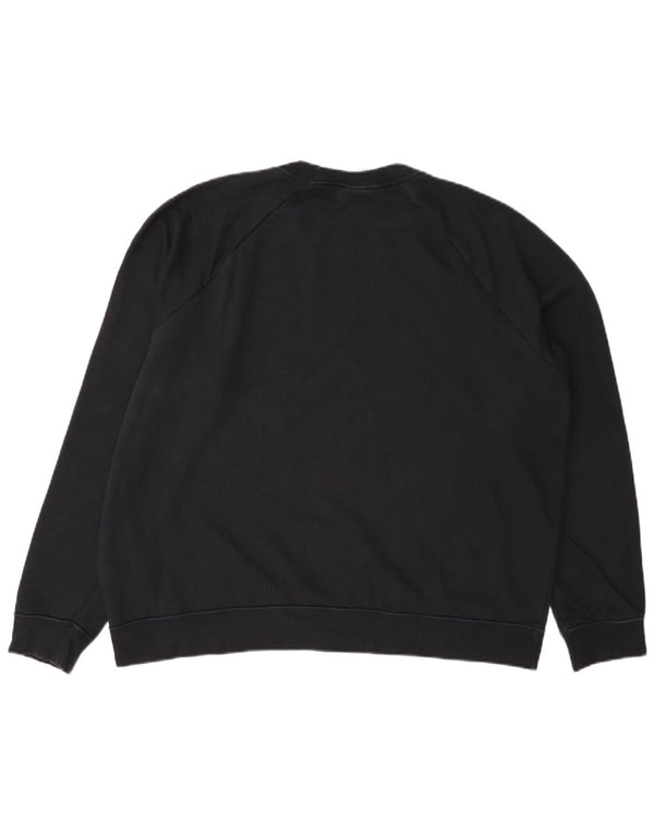 Nike - Sudadera holgada para mujer, talla 40, XL, algodón negro
