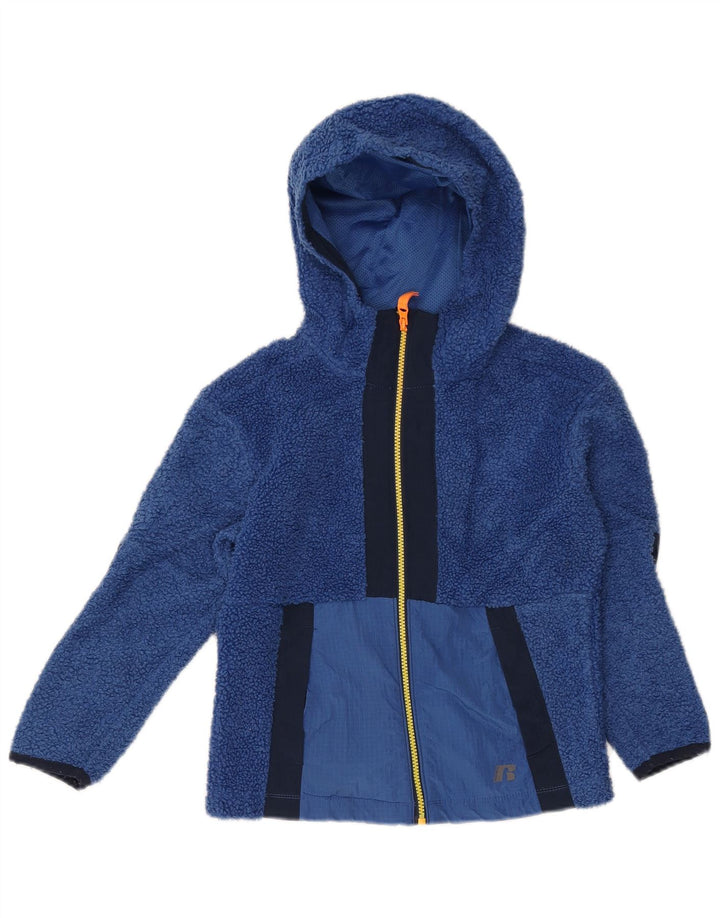 RUSSELL ATHLETIC Chaqueta polar para niño 7-8 años Azul medio Colorblock