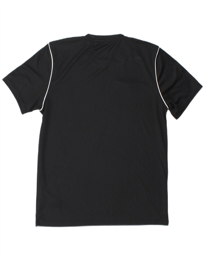 Nike Camiseta Dri Fit Slim Fit para hombre, talla grande, poliéster negro