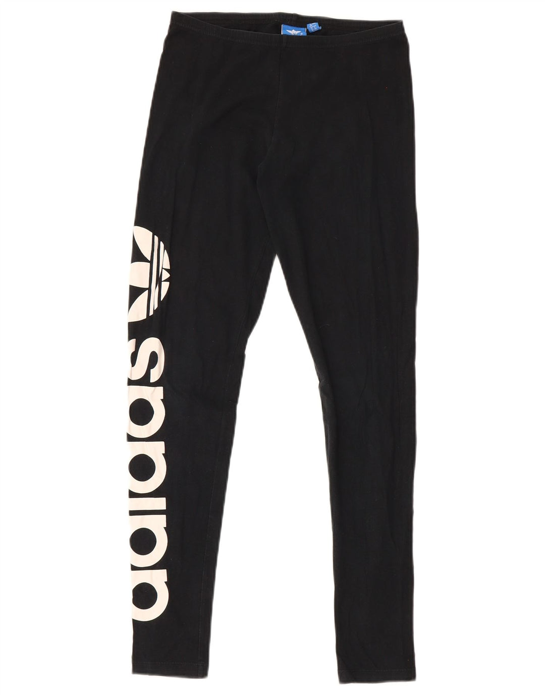 Adidas Leggings gráficos para mujer Reino Unido 12 Algodón negro mediano