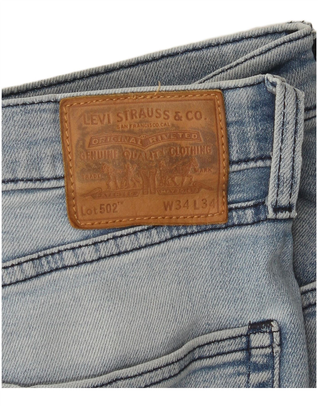 Vaqueros Levi's 502 Tapered para hombre W34 L34 Azul