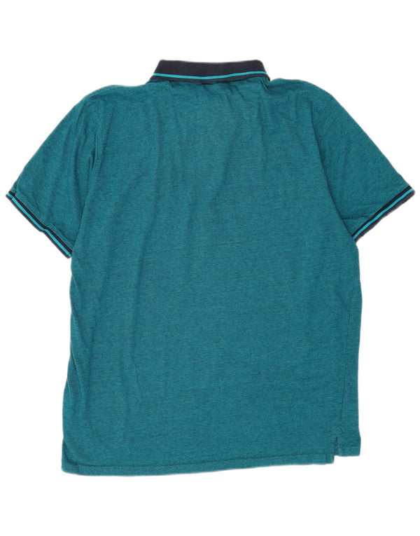Pierre Cardin Polo De Corte Regular Para Hombre 3XL Algodón Color Block Azul
