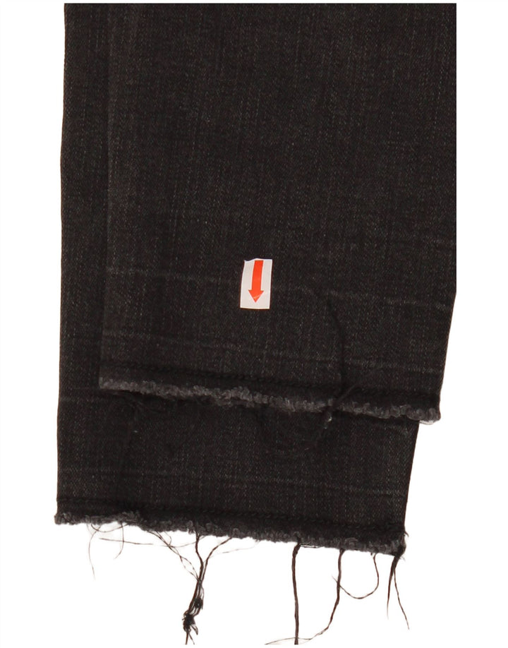 ZARA Vaqueros pitillo para mujer EU 38 Small W28 L26 Algodón negro