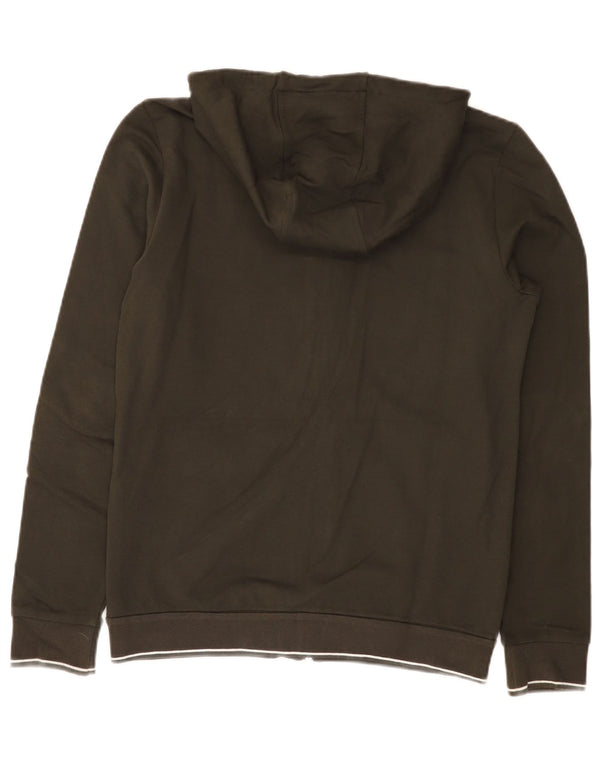 Armani Exchange Sudadera con capucha y cremallera para hombre XS Algodón caqui