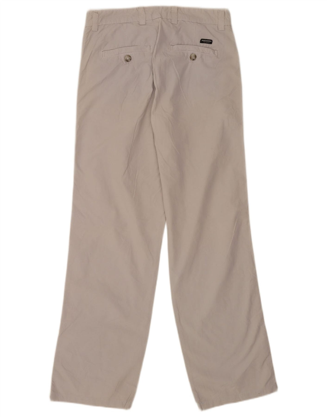 Dockers Pantalón chino de corte regular para hombre W31 L32 Algodón gris