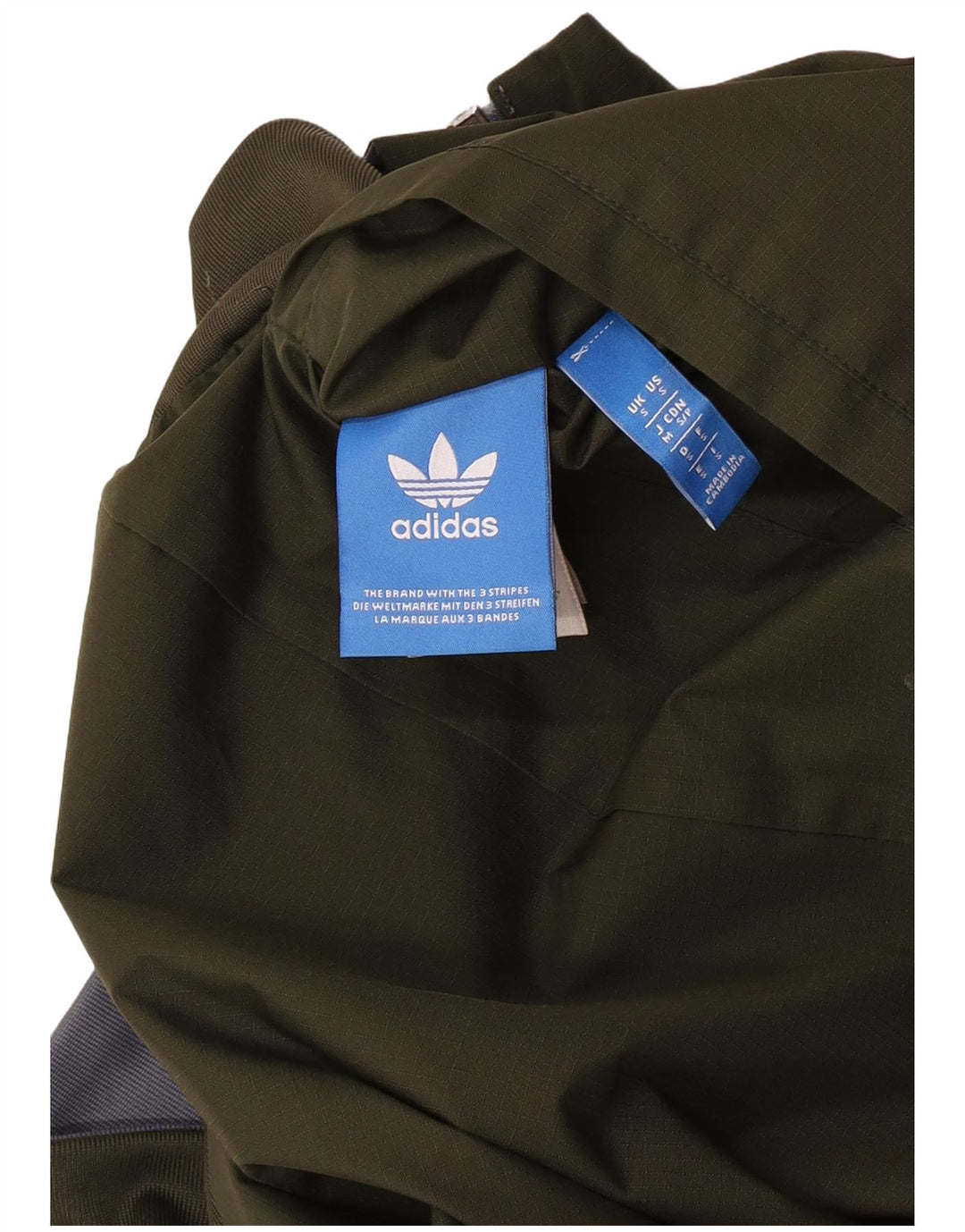 Adidas Chaqueta Bomber Reversible con Capucha para Hombre UK 36 Small Caqui Poliéster