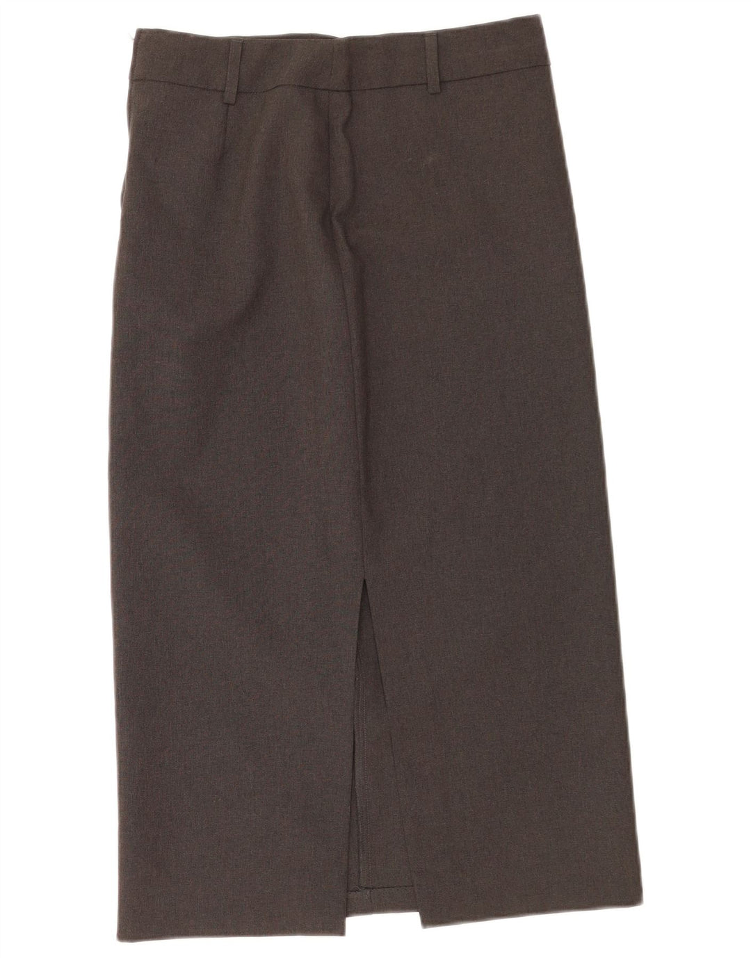 Falda Recta A Media Pierna Benetton IT 40 Small W26 Poliéster Gris