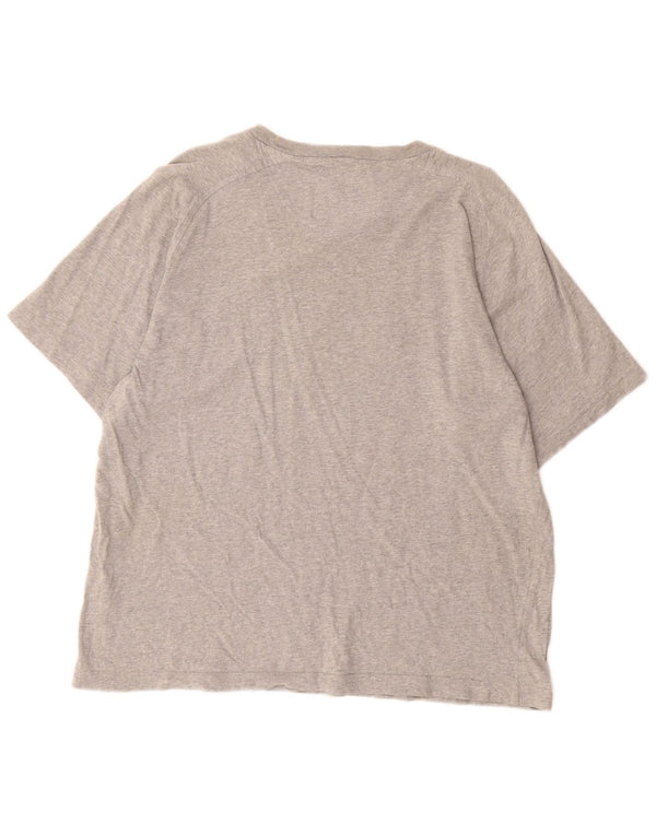 Champion Camiseta gráfica para mujer Top UK 46 Grande Gris Moteado Algodón