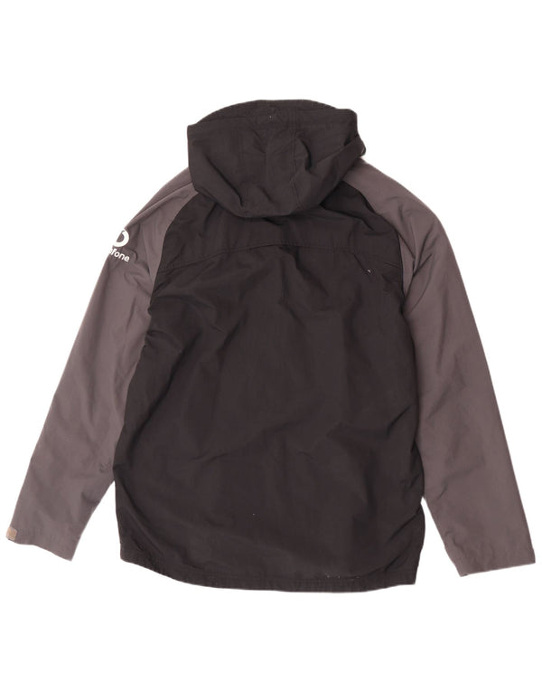 Canterbury Chaqueta impermeable con capucha IRFU para hombre UK 38 Medium Black Colourblock