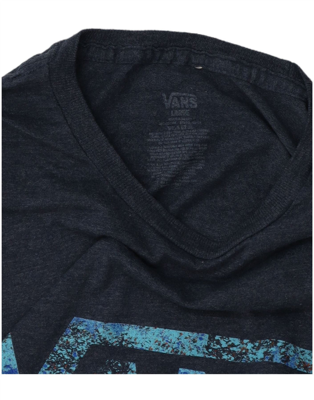 VANS Camiseta gráfica para hombre Top Large Azul marino