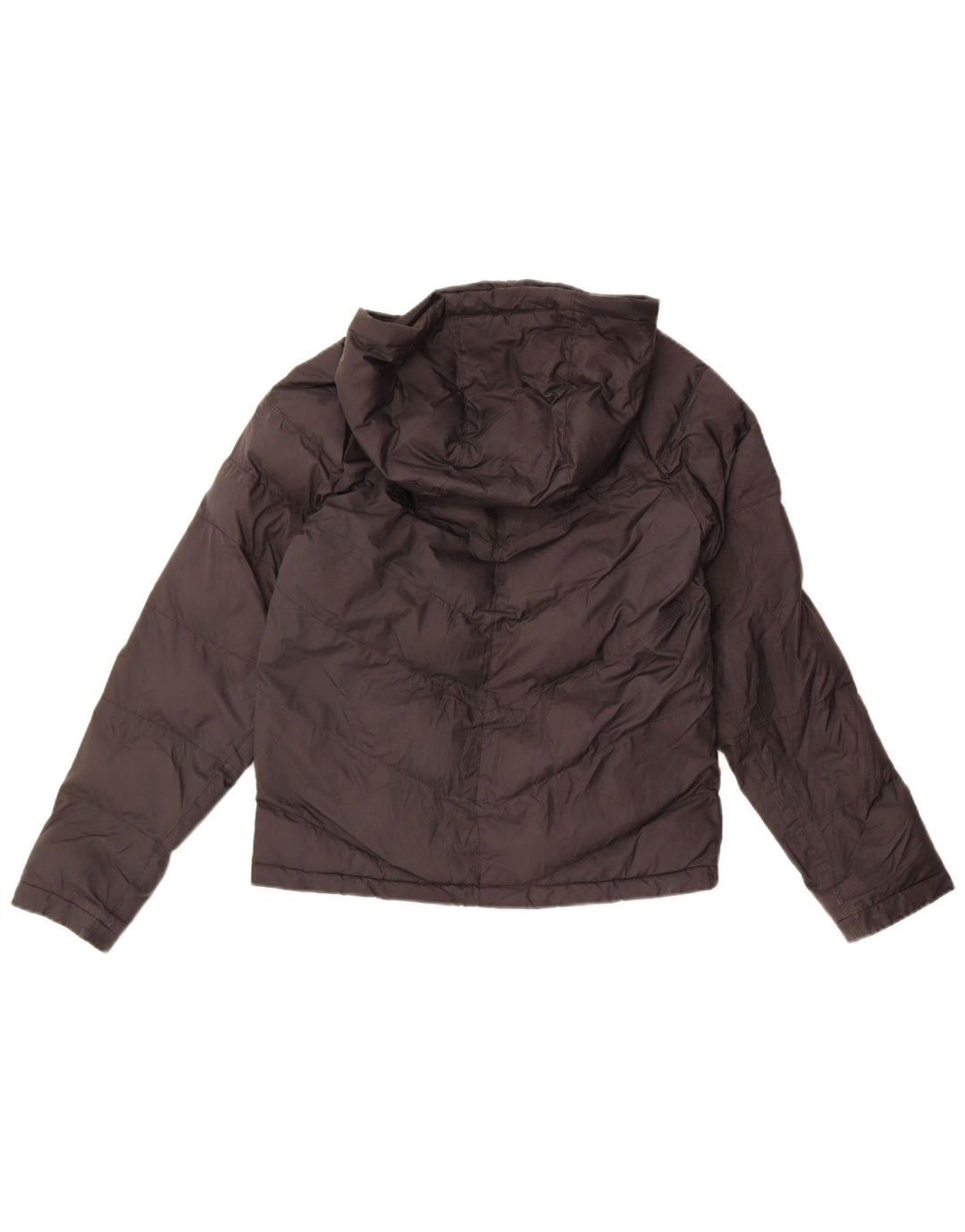 Nike Chaqueta acolchada con capucha para niños 12-13 años Grande Poliéster negro