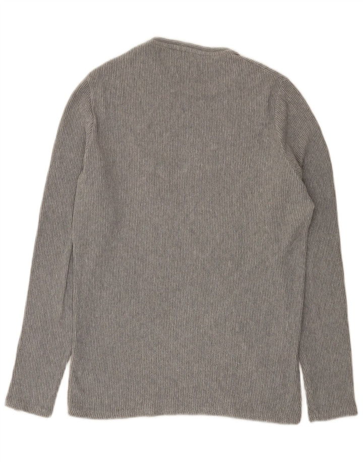 Zara Hombre Top Manga Larga Small Gris