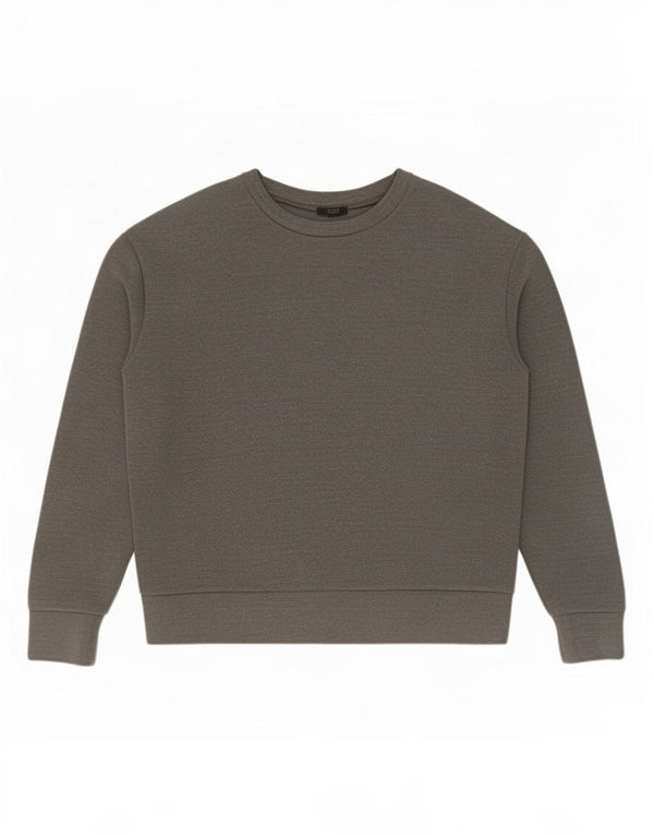 Cos Sudadera para hombre Jumper Poliéster moteado gris medio