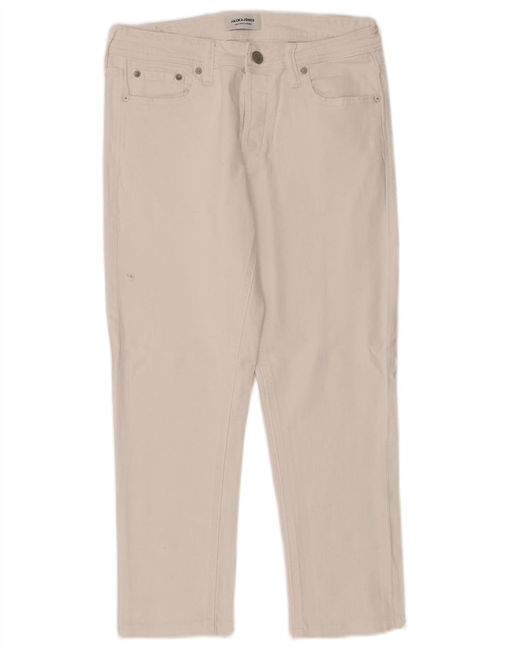 Jack & Jones Vaqueros Slim para Hombre W30 L26 Algodón Blanco
