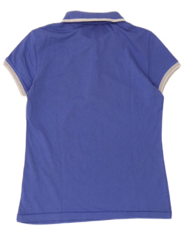 Champion Heritage Fit Polo para mujer UK 40 Azul medio Colorblock