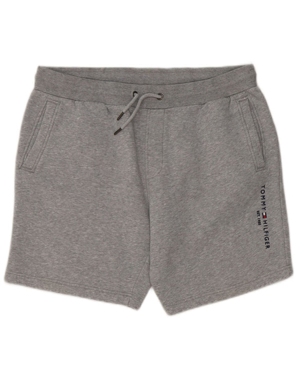 Tommy Hilfiger Shorts deportivos gráficos para hombre Algodón gris grande