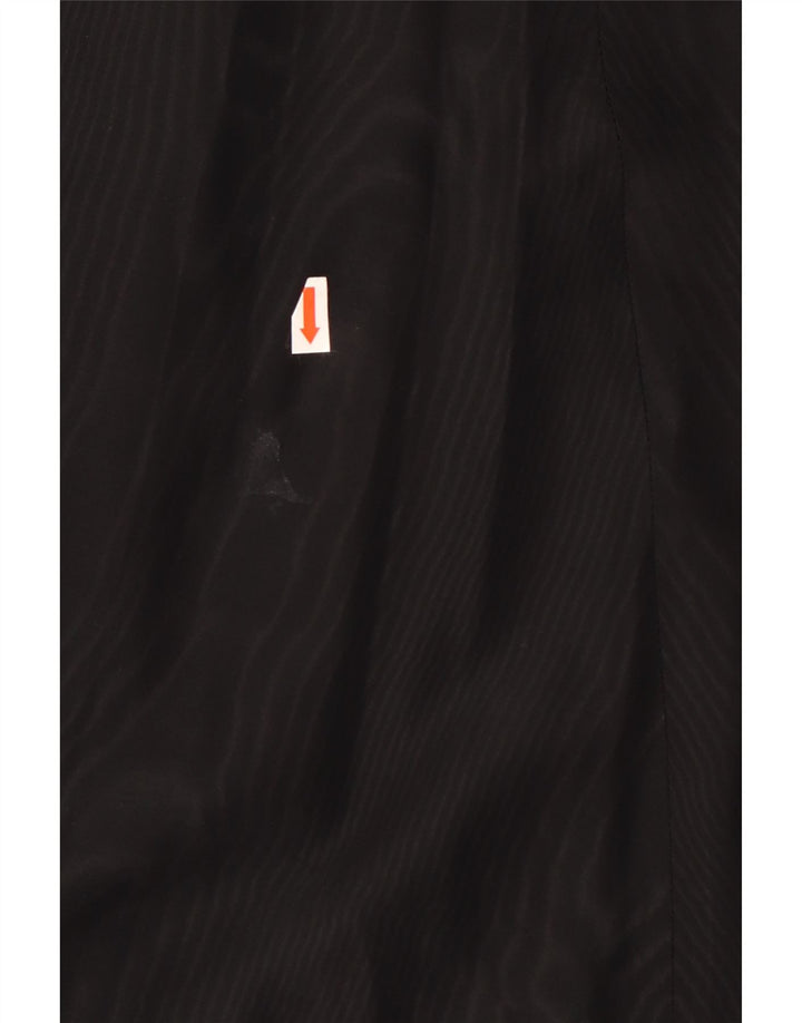 Falda acampanada vintage para mujer W28 Mediana Negra