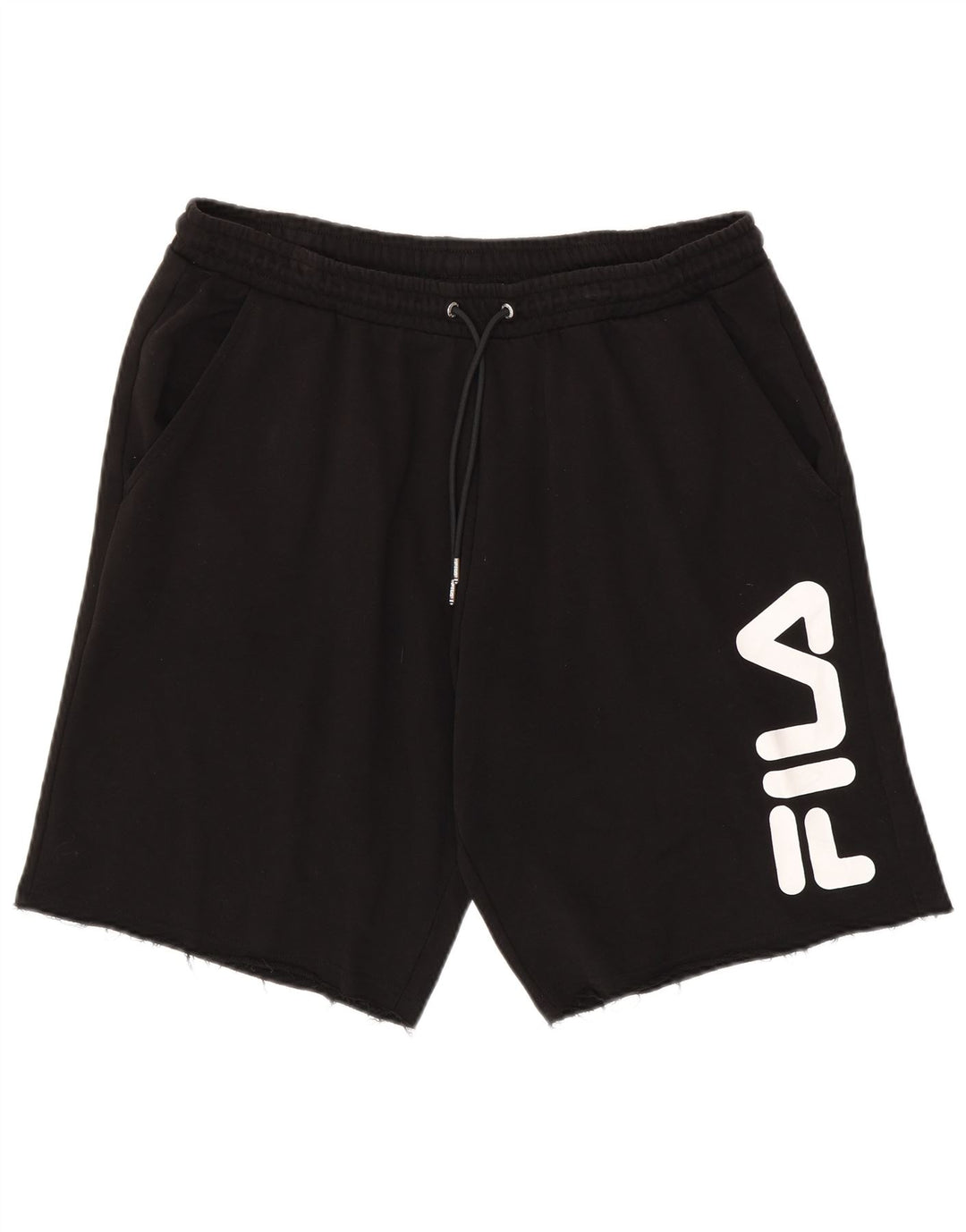 FILA Pantalones cortos deportivos gráficos para hombre 2XL Negro