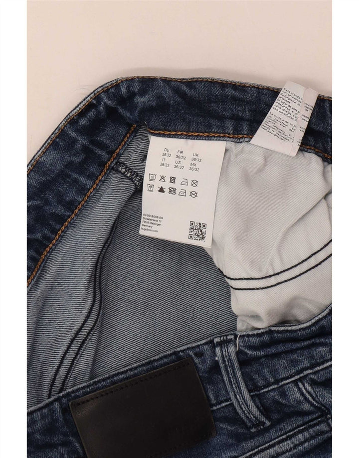 Vaqueros Hugo Boss Hombre Slim W36 L32 Algodón Azul