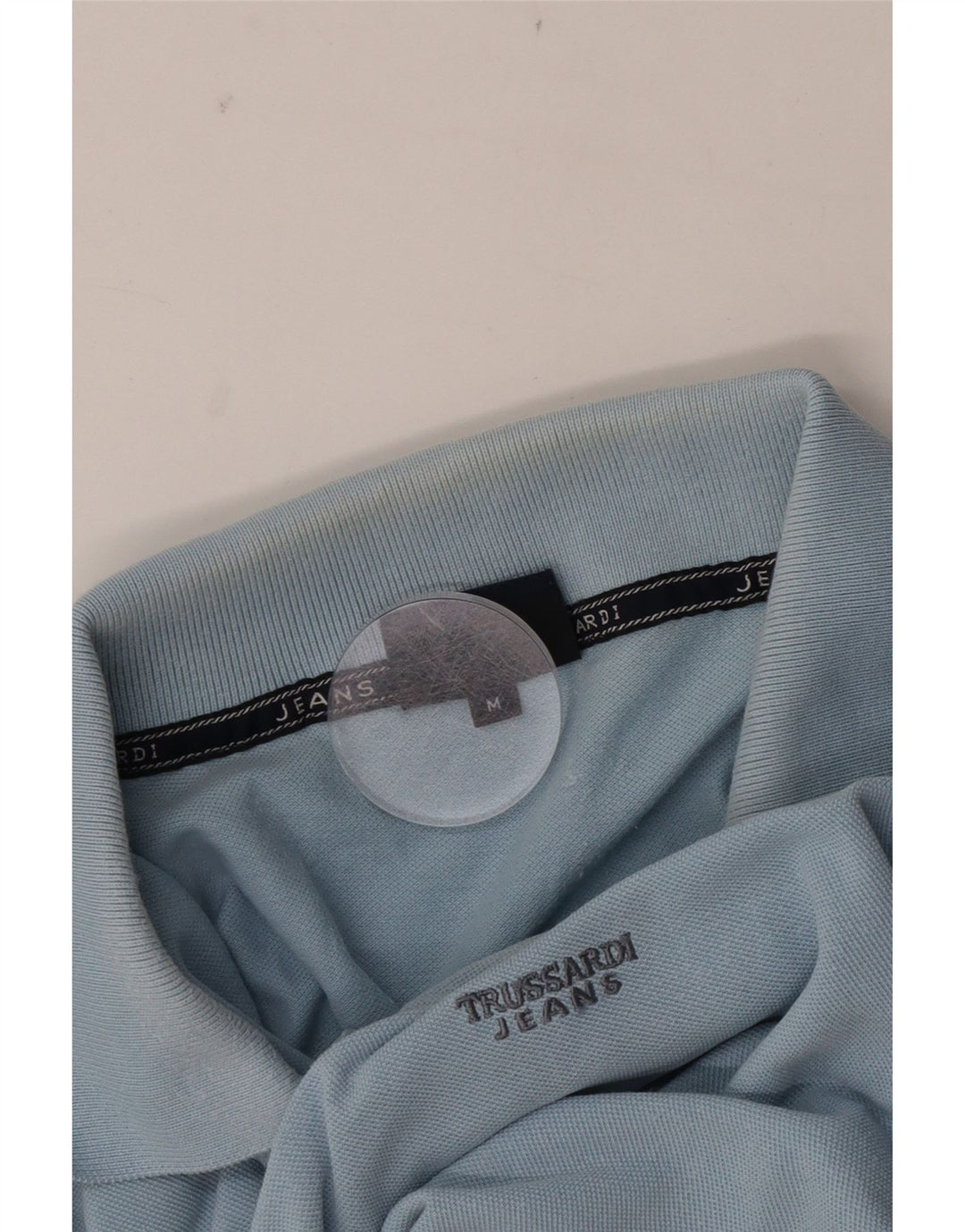 Polo Trussardi Jeans Hombre Azul Medio