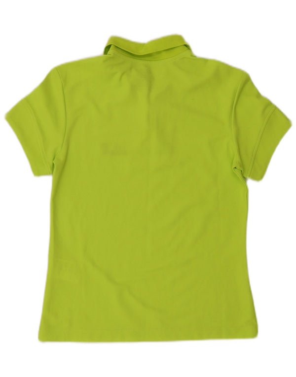 JACK WOLFSKIN Polo para mujer UK 10 Small Verde Poliéster