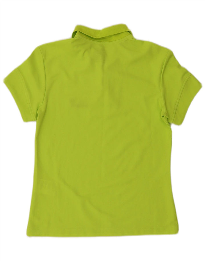 JACK WOLFSKIN Polo para mujer UK 10 Small Verde Poliéster