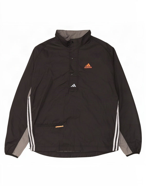Adidas Mens Loose Fit Jersey Chándal Top UK 40/42 Mediano Negro