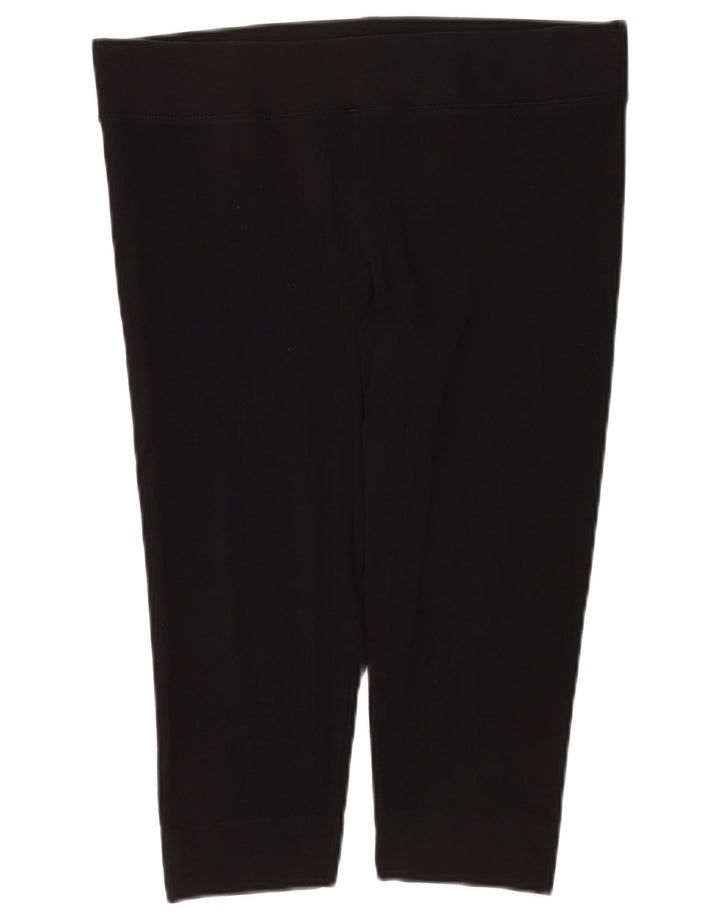 Marks & Spencer Leggings Capri para Mujer Reino Unido 46 Grande Algodón Negro