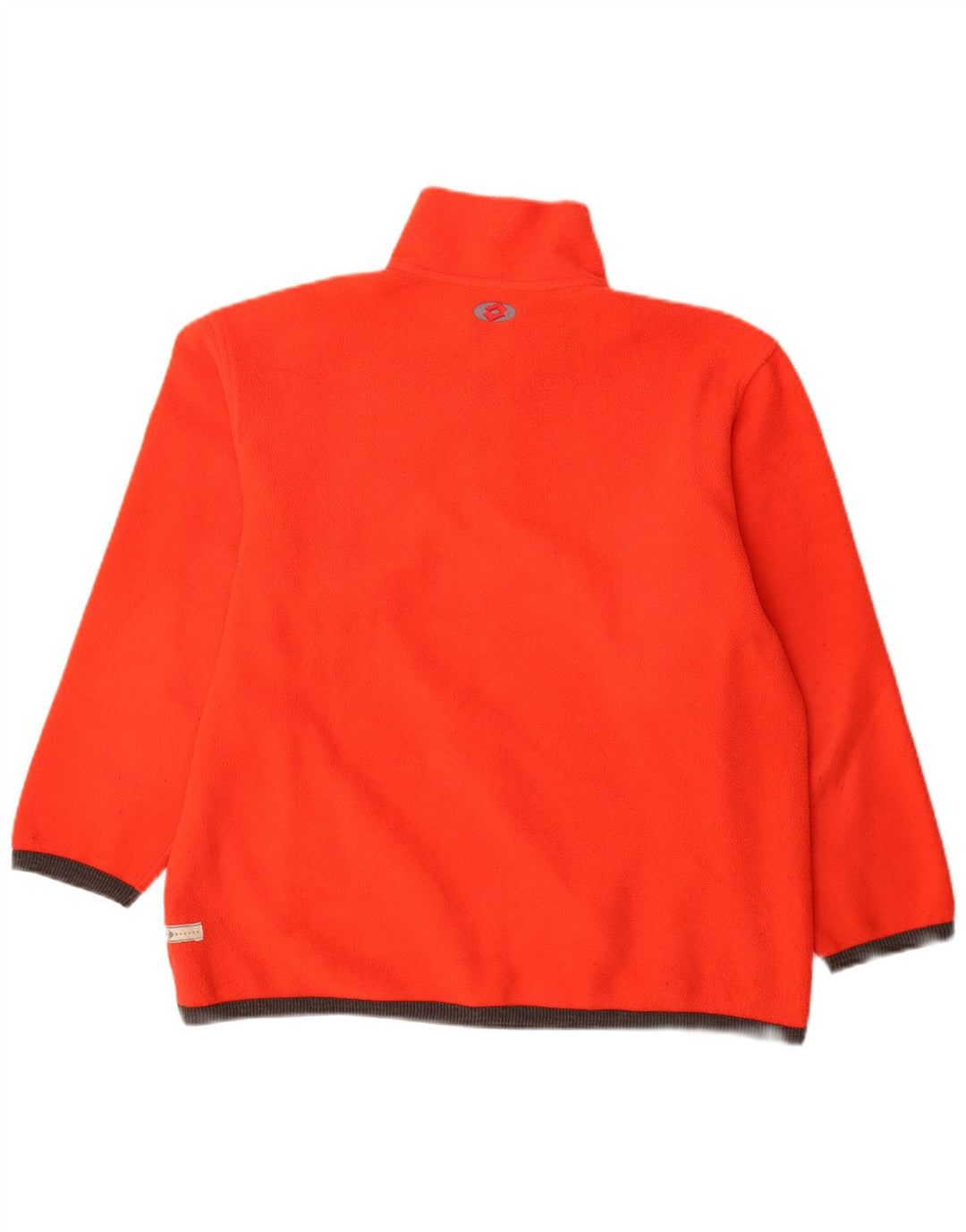 Lotto Jersey de forro polar con cuello y cremallera para mujer UK 44 Poliéster naranja medio