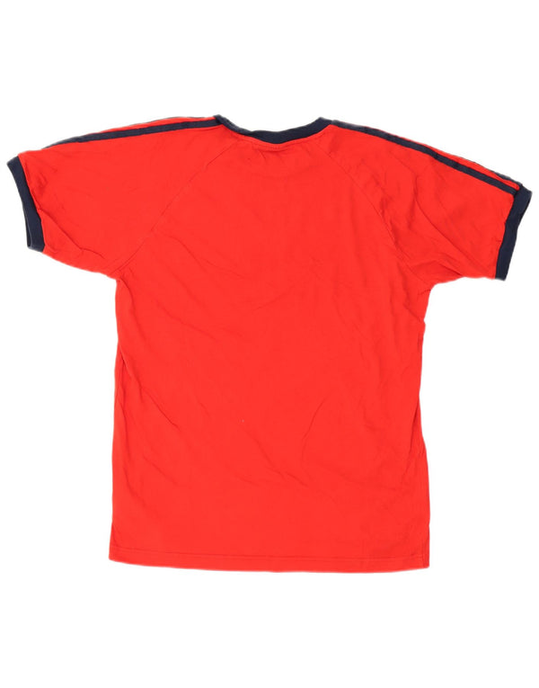ADIDAS Camiseta para mujer Top UK 46 Grande Algodón rojo