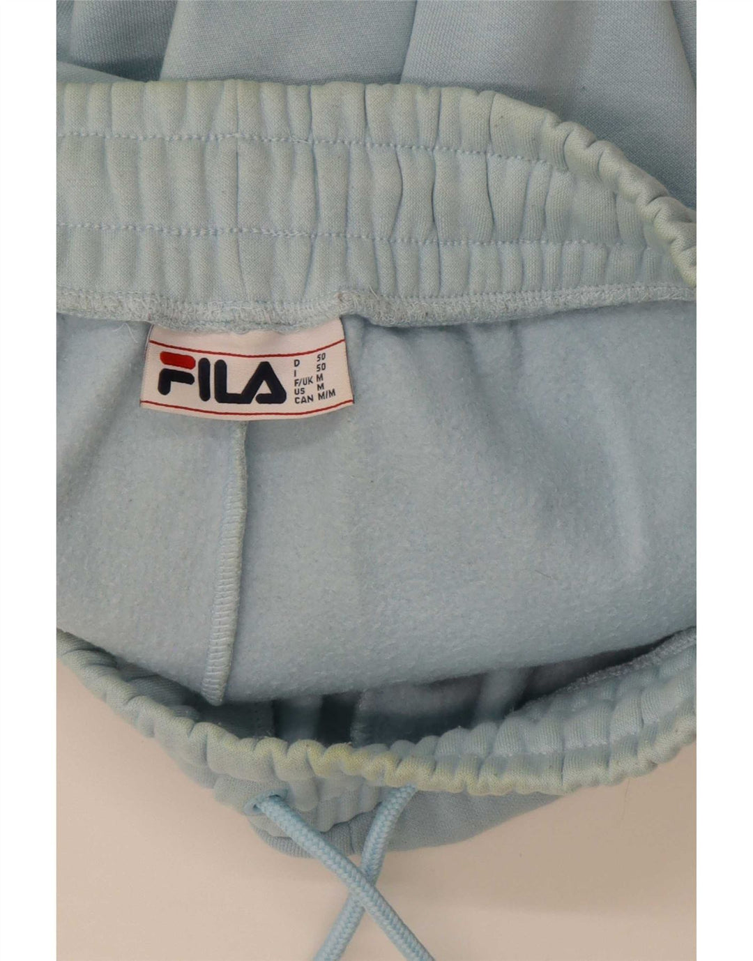 Fila Shorts deportivos gráficos para hombre de algodón azul medio