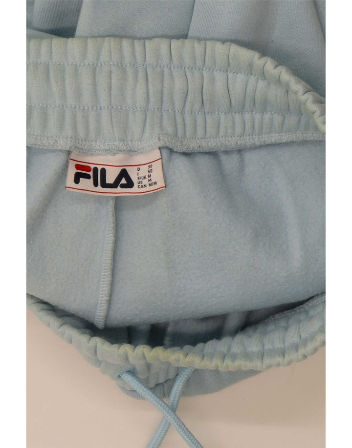 Fila Shorts deportivos gráficos para hombre de algodón azul medio