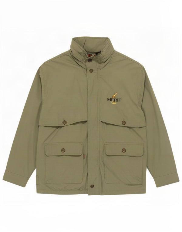Slam Chaqueta utilitaria con capucha para hombre UK 40 Large Caqui Poliéster