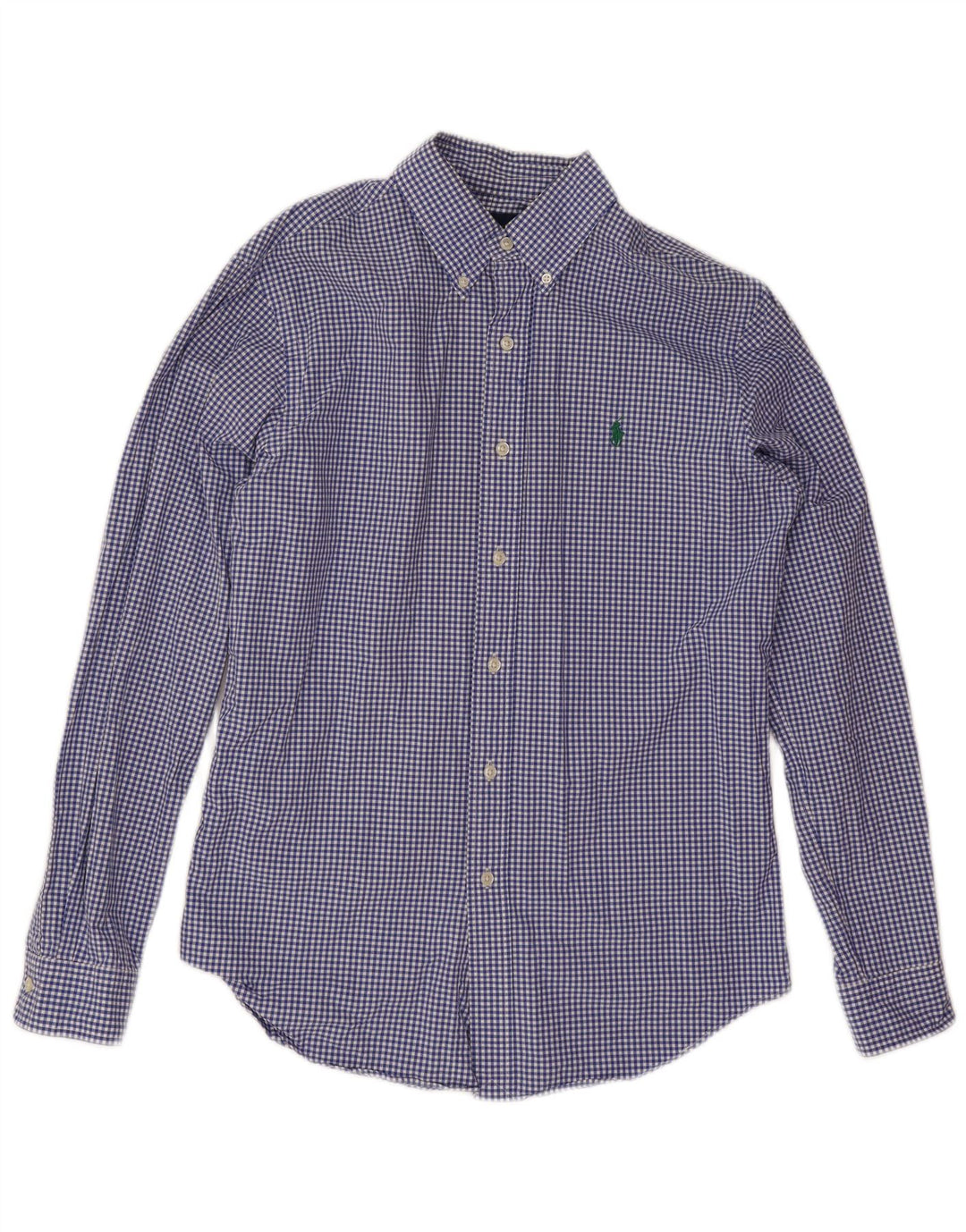 Ralph Lauren Camisa Slim Fit De Algodón A Cuadros Azul Medio Para Hombre