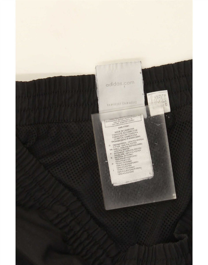Adidas Hombre Pantalones De Chándal Joggers Grande Negro Poliéster