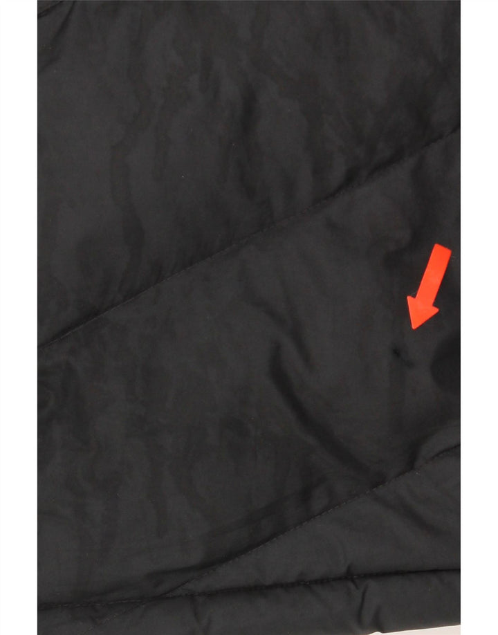 Nike Chaqueta acolchada con capucha para niños 12-13 años Grande Poliéster negro