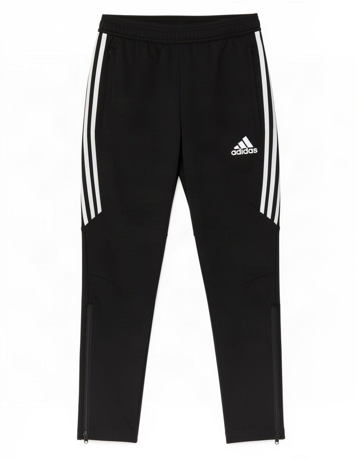 Adidas Mujer Climalite Chándal Pantalones UK 10 Pequeño Negro Poliéster