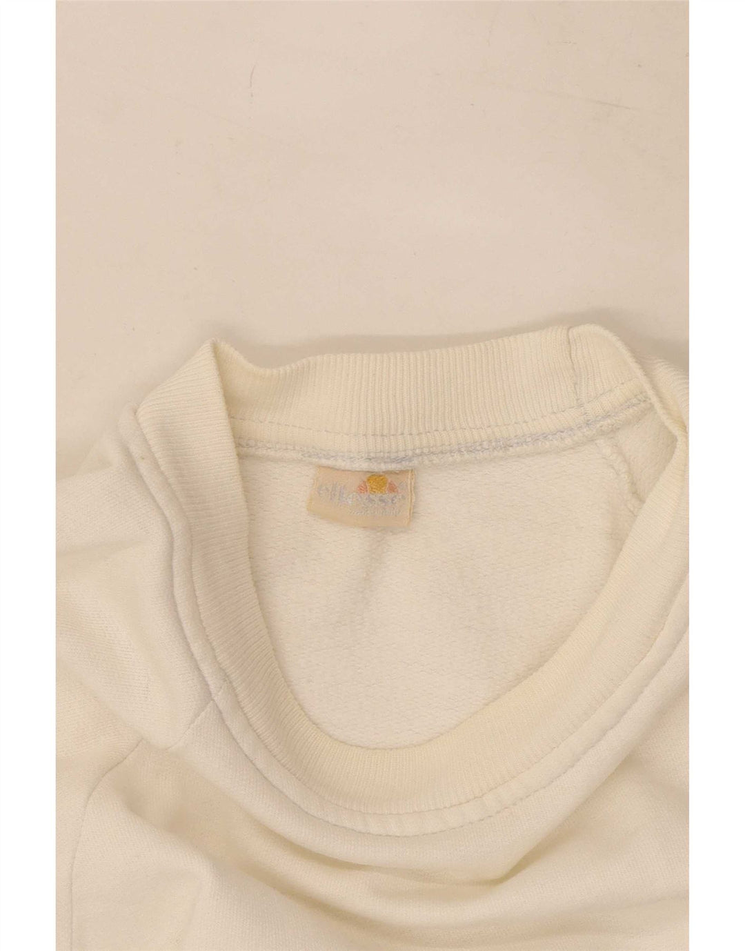 Ellesse Sudadera tipo jersey para hombre de algodón a rayas blancas grandes
