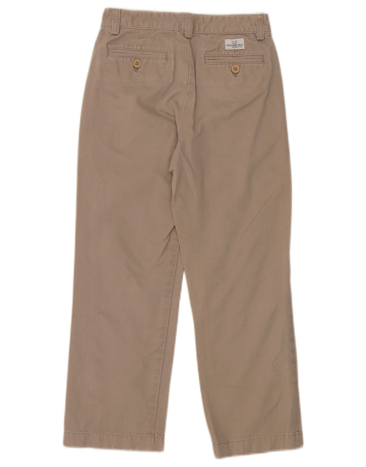 VINEYARD VINES Pantalón chino recto para niño 7-8 años W24 L22 Algodón beige